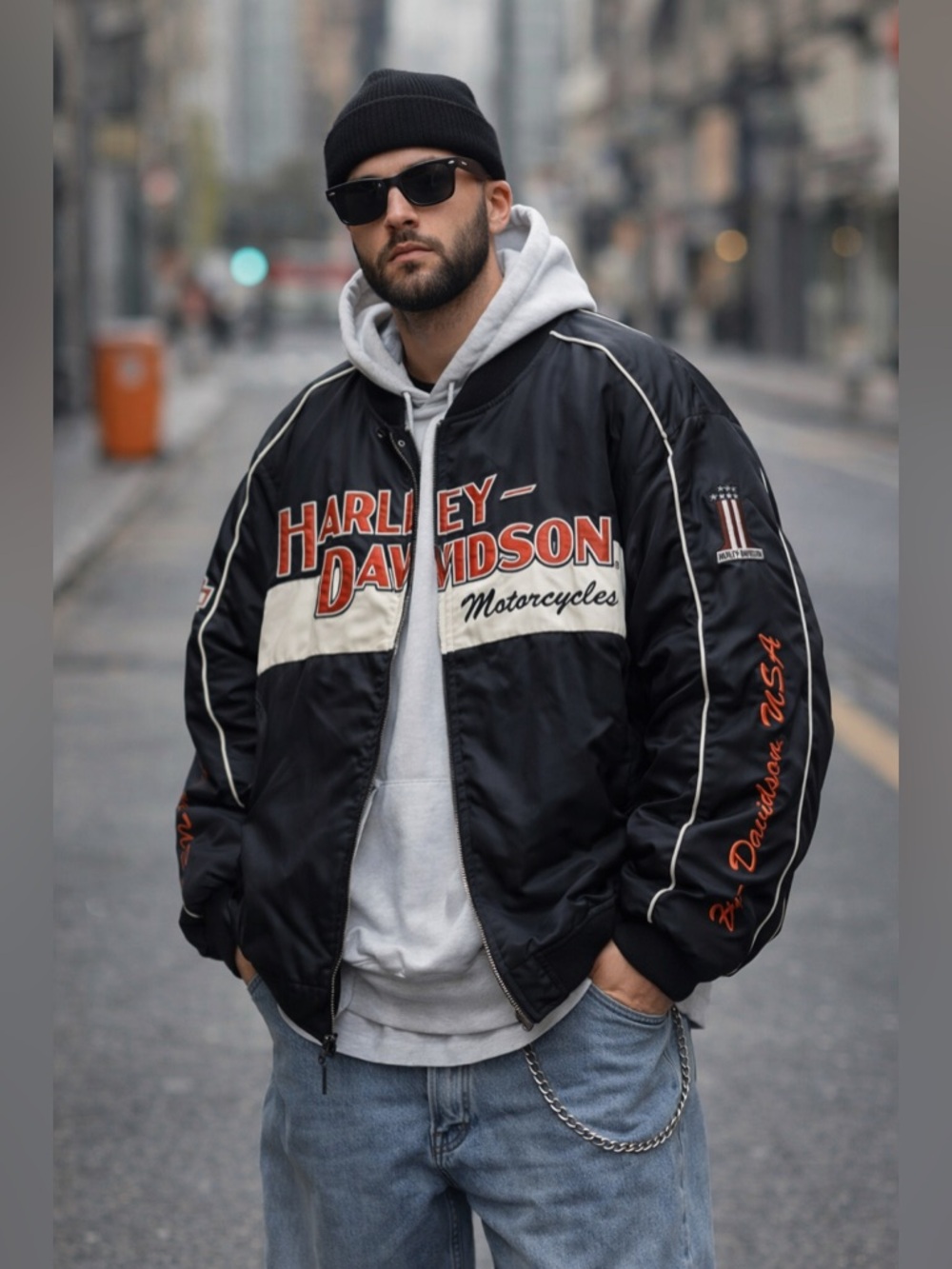 Harley-Davidson Jacket | Black Bomber | USA